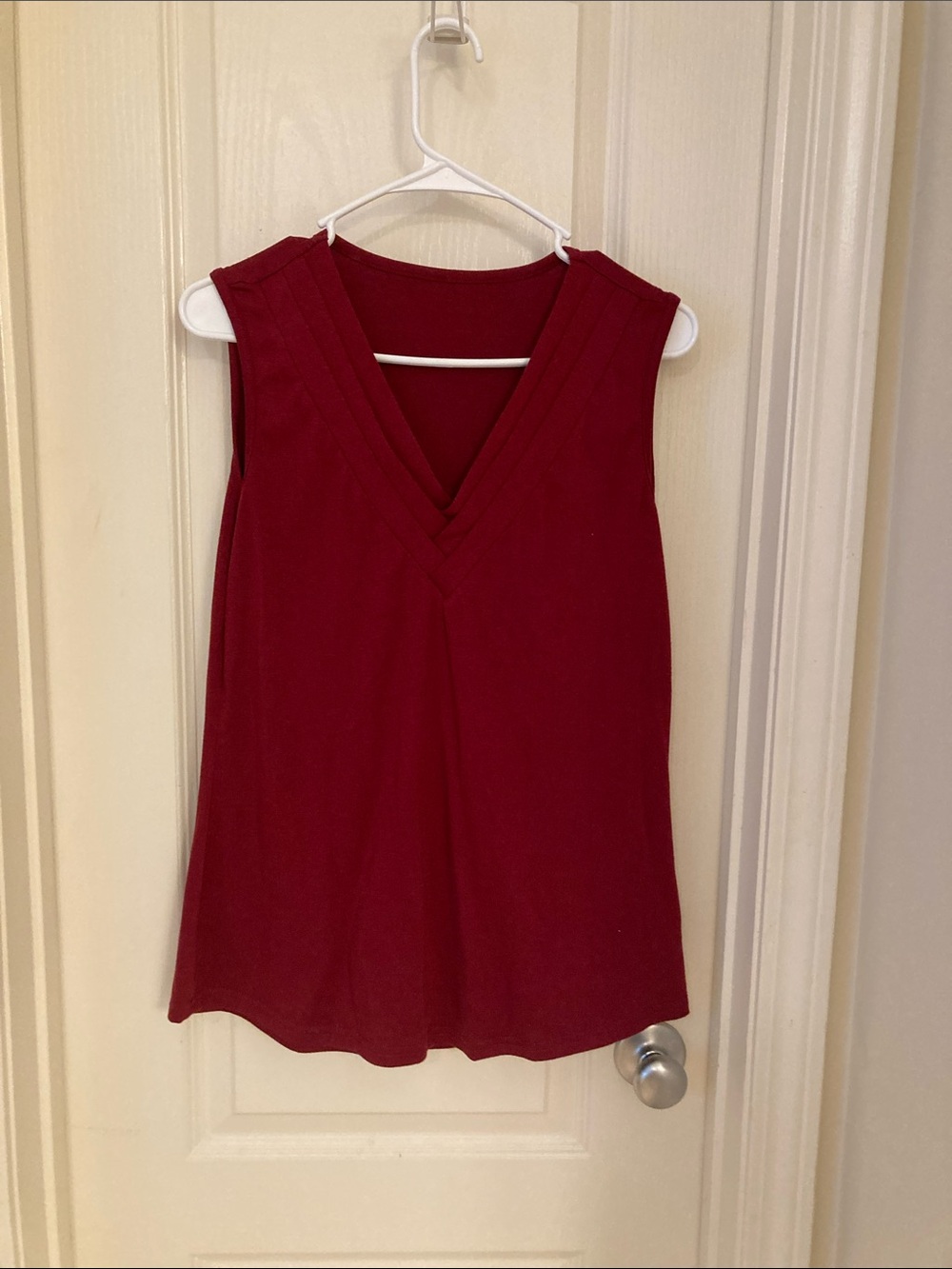 V-Neck Sleeveless Shirt